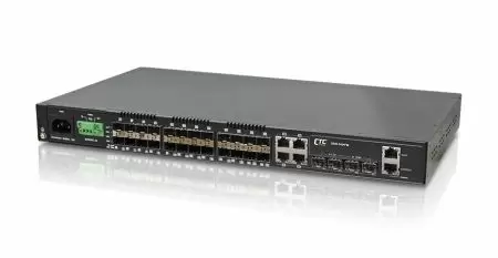 GSW-3424FM -  Управляемый коммутатор L2+ 24x100/1000Base-X + 4x10/100/1000Base-T + 4x10G SFP